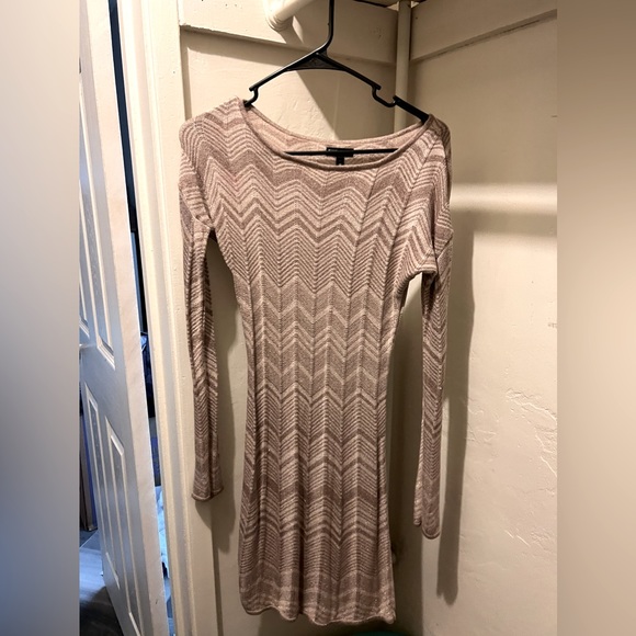 Express Pattern Sweater Dress - Picture 1 of 5